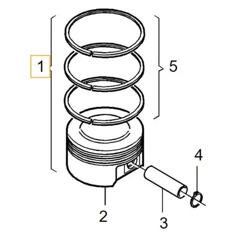 VOLVO - PISTON KIT - 31460046 VOLVO - PISTON KIT - 31460046
