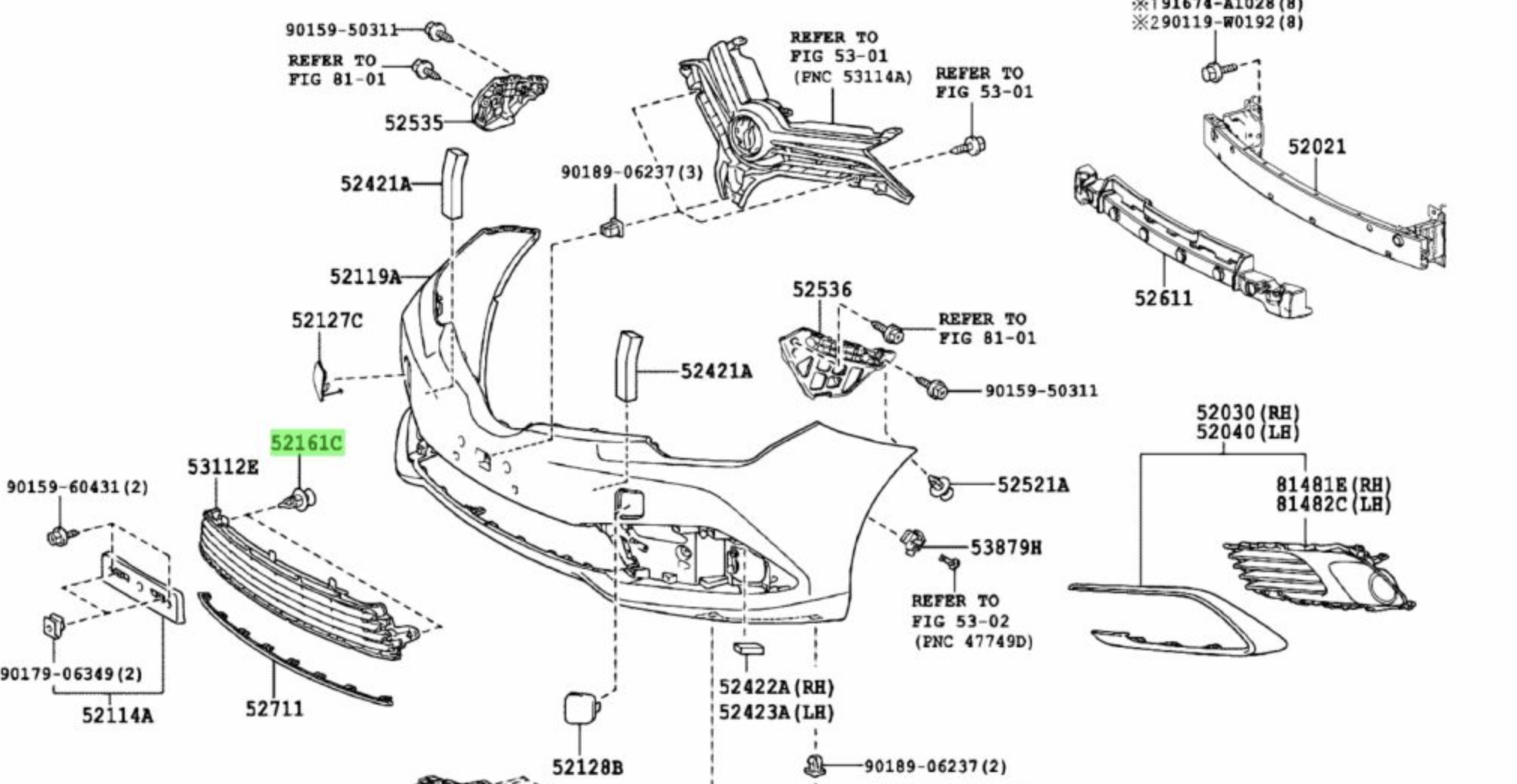 TOYOTA - 5216102030 - BEFESTIGUNGSCLIP TOYOTA - 5216102030 - BEFESTIGUNGSCLIP
