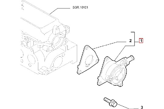 FIAT GROUP - VACUUM PUMP - 55205444